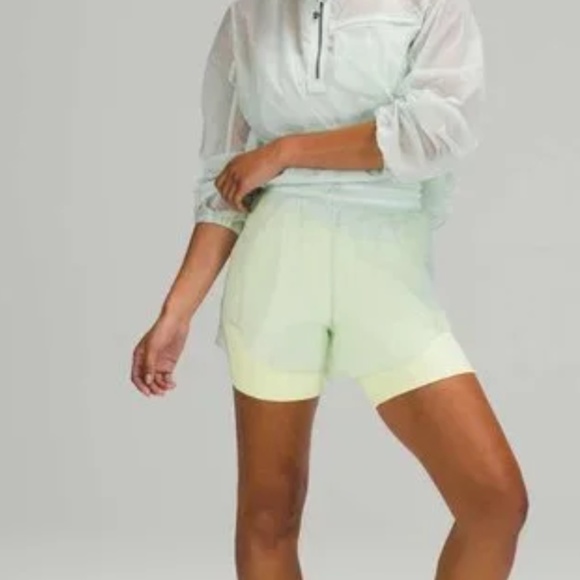 lululemon Step Out HR shorts in Ocean Air Green  sz 8 - Picture 5 of 5